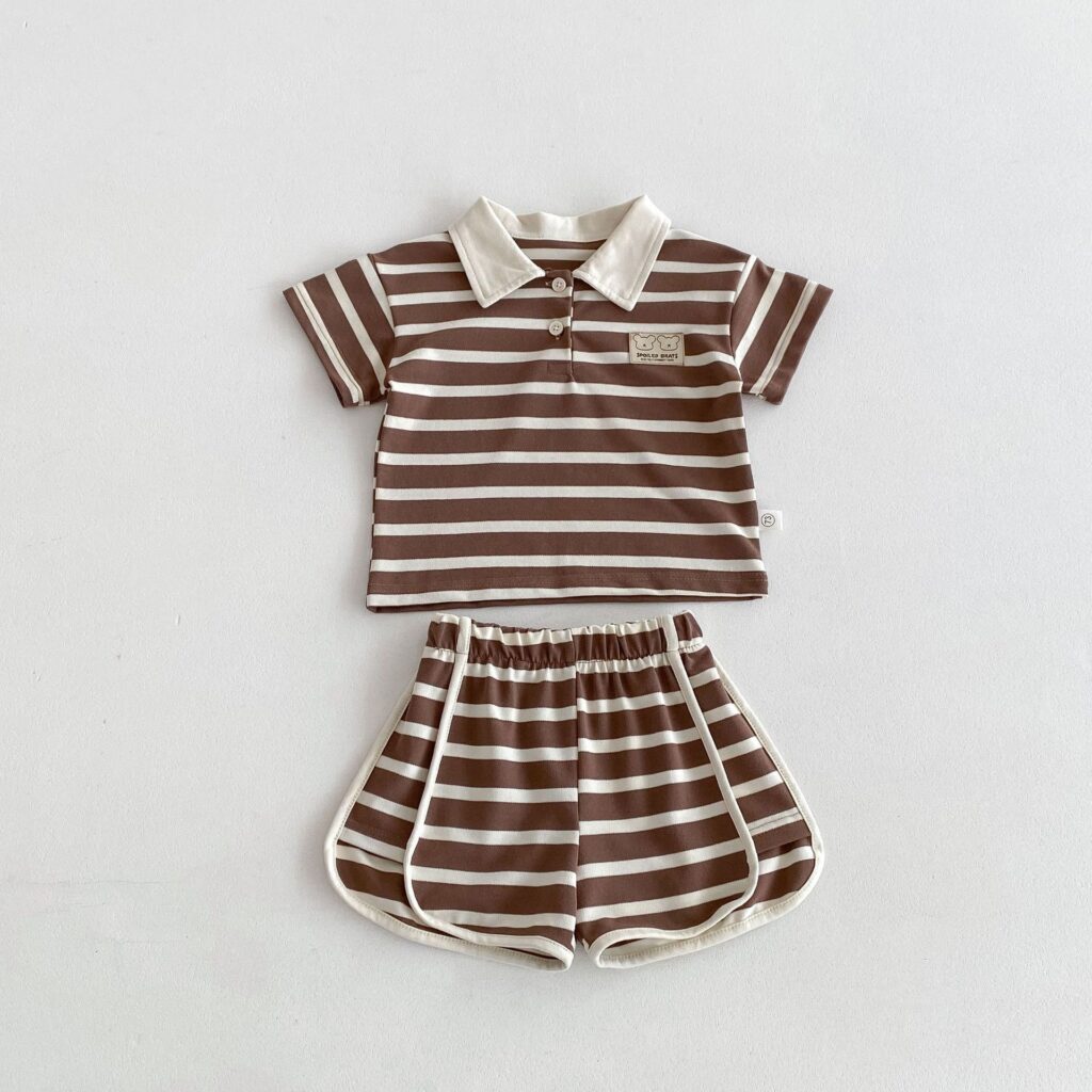 Striped Clothes Set for Baby Kids 6