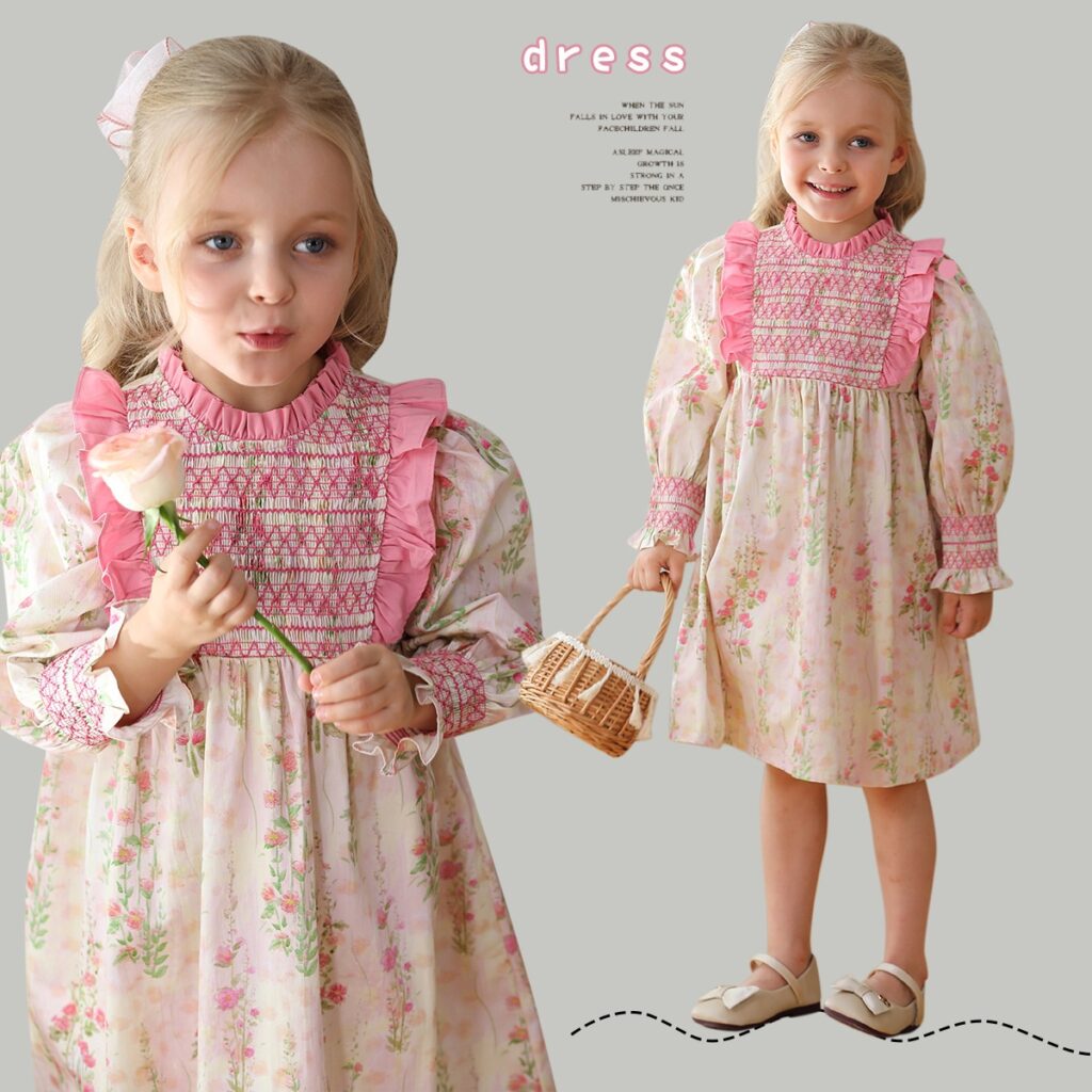 Floral Dress for Girls 2