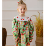 Vintage Floral Dress for Girls 5