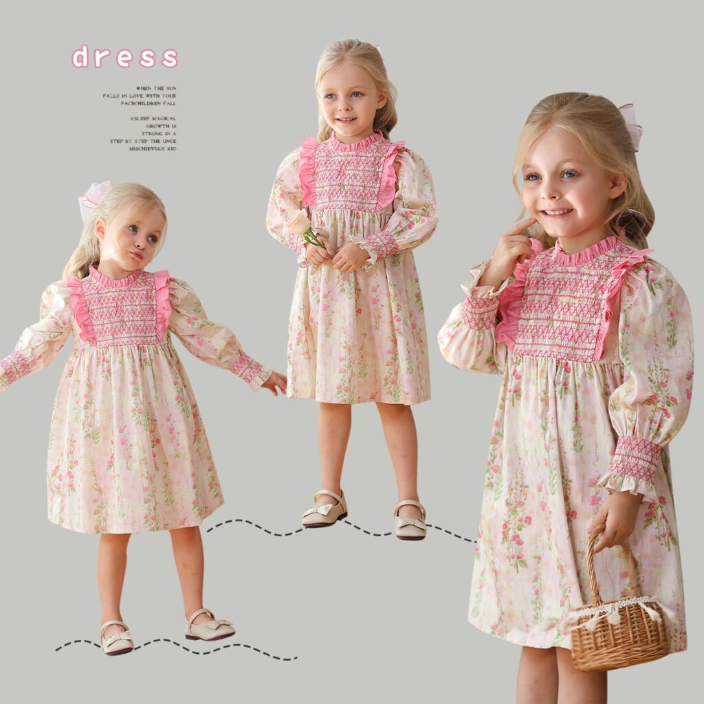 Floral Dress for Girls 1