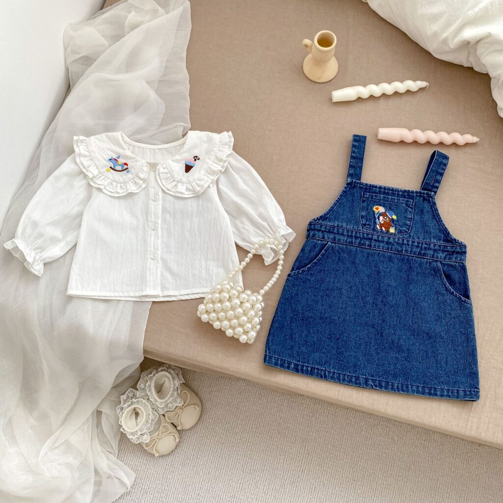 Baby Kids Denim Dress on Sale 2