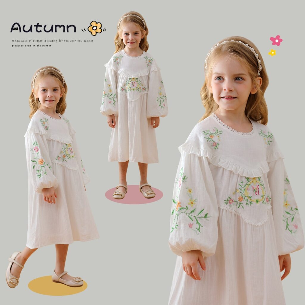 Floral Dress for Girls 1