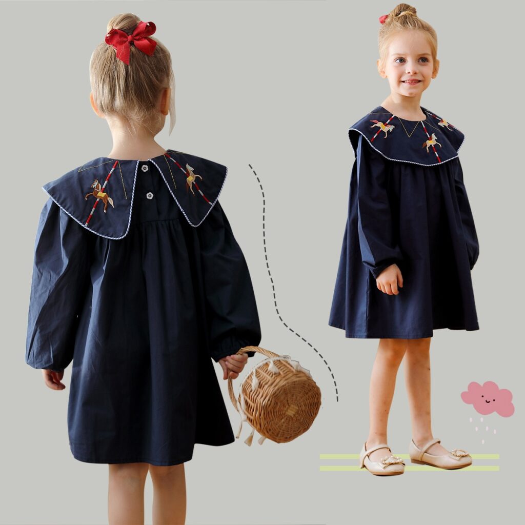 Embroidery Dress for Girls 1