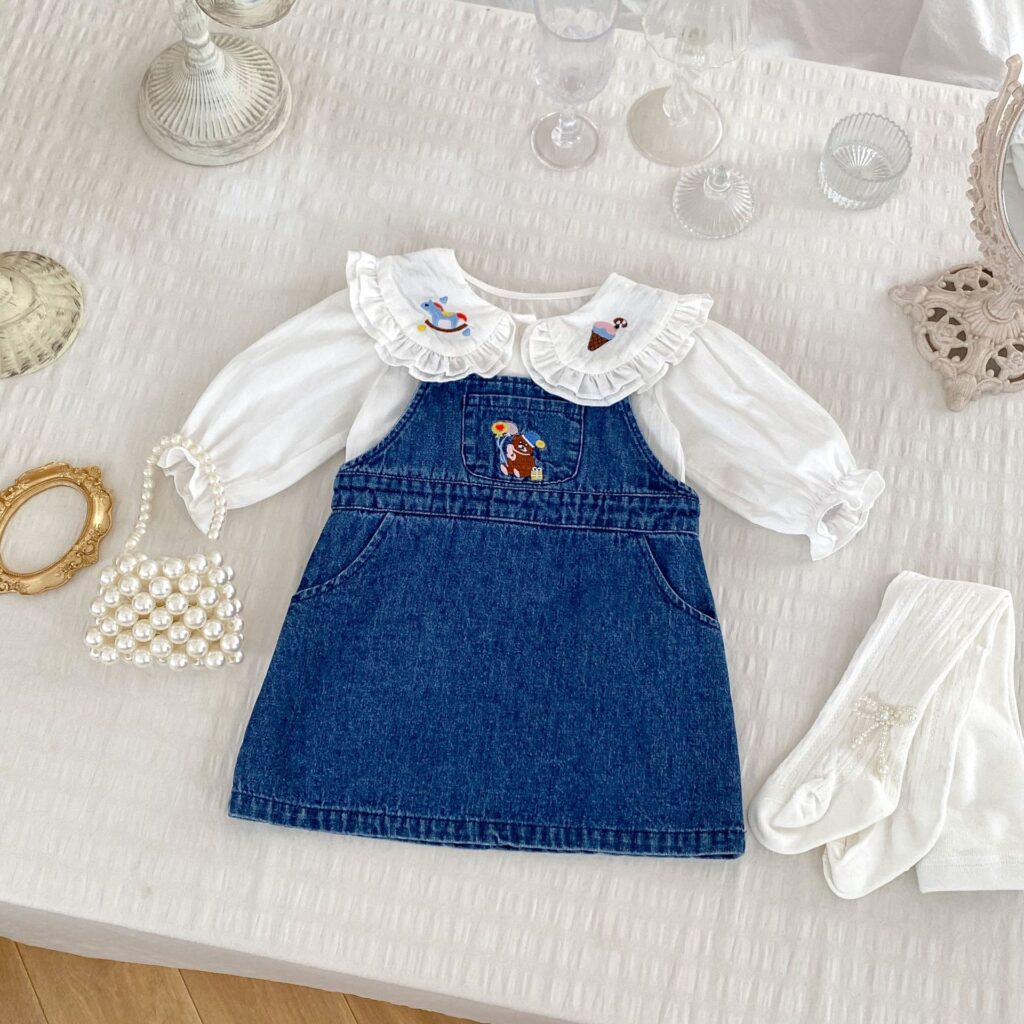 Baby Kids Denim Dress on Sale 3