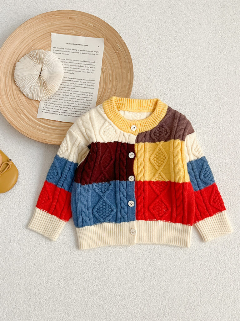 Baby Kids Knitted Cardigan 1