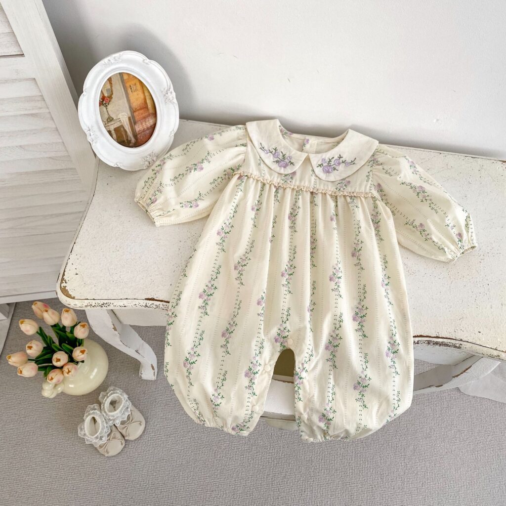 Floral Romper for Girls 3