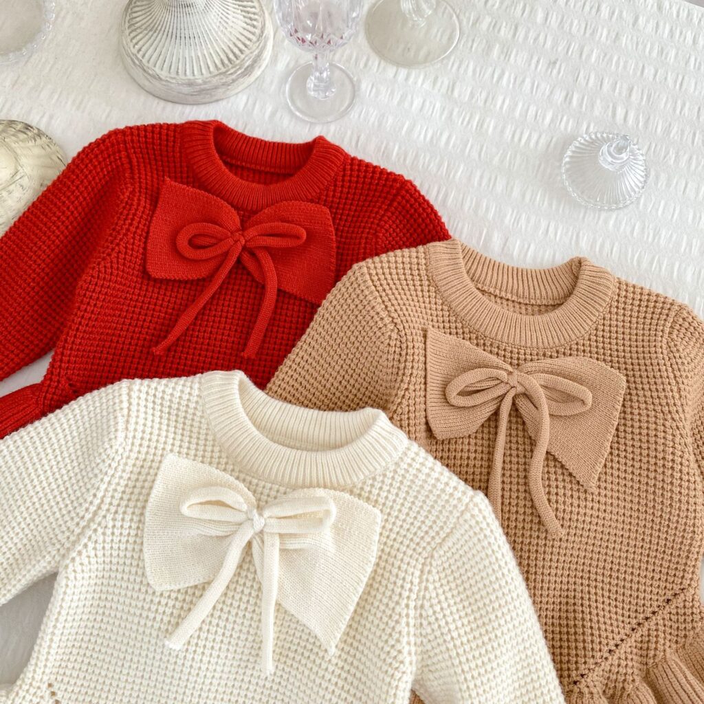 Autumn Knitted Clothes for Girls 3