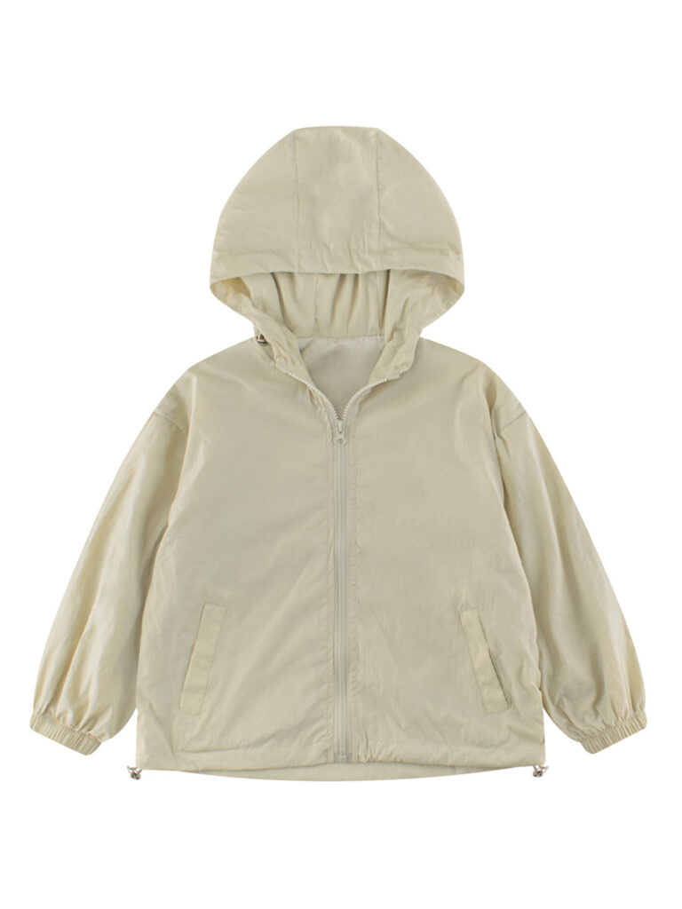 Zipper Hooded Coat For Kids 5