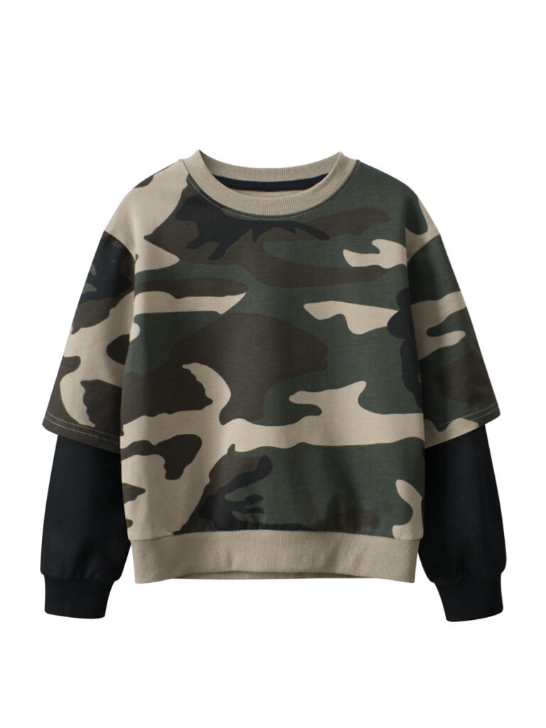 Kids Warm Camouflage Pullover 3