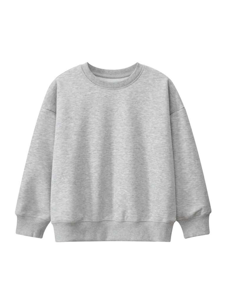 Kids Simple Plain Pullover 7