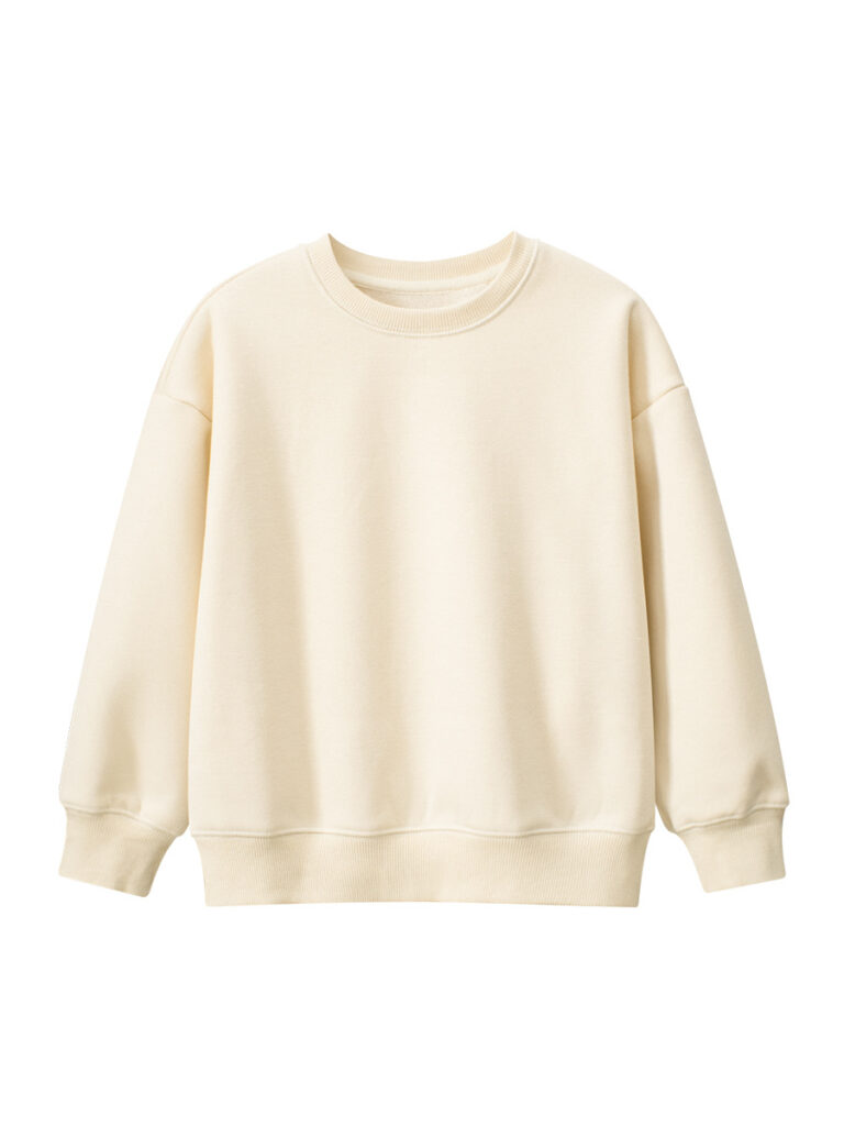 Kids Simple Plain Pullover 3