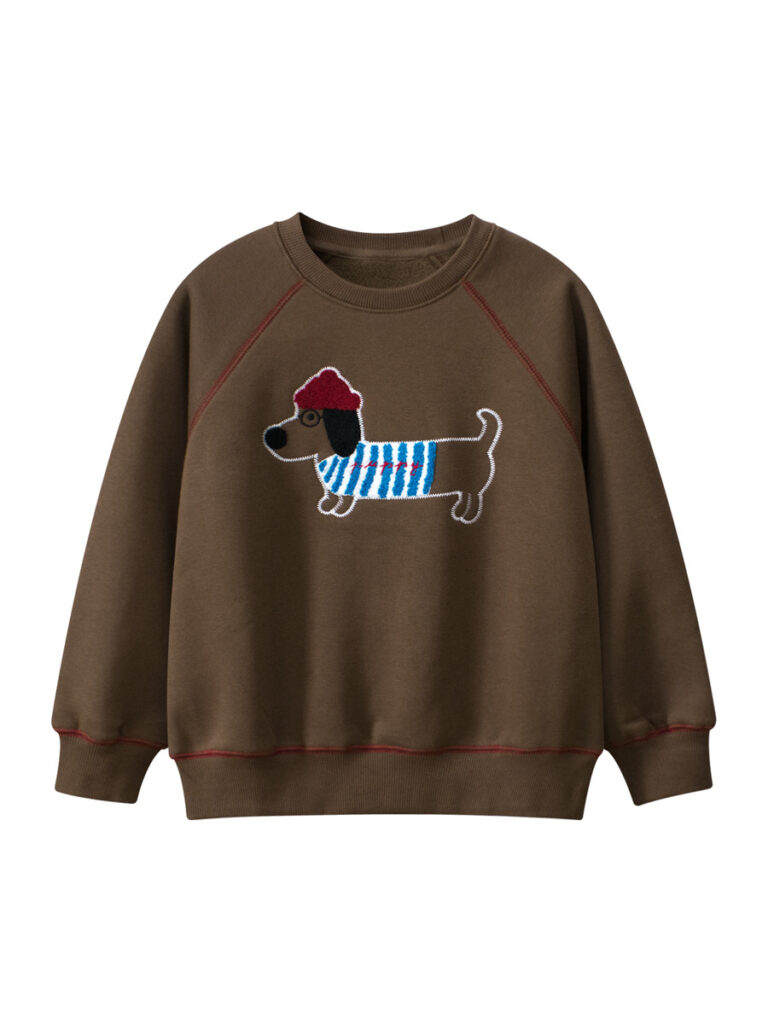 Kids Warm Cartoon Printed Pullover 2