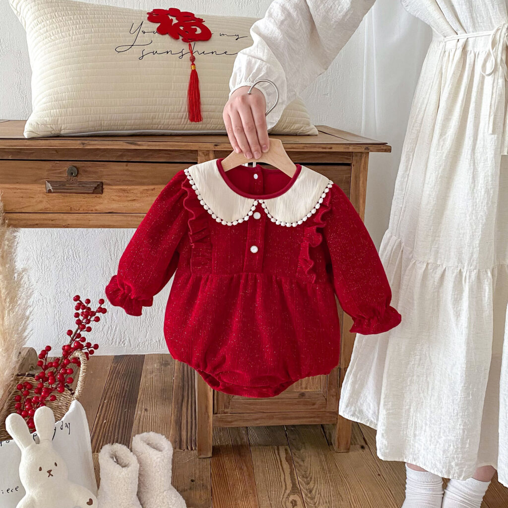 Spring Baby Red Clothing 6