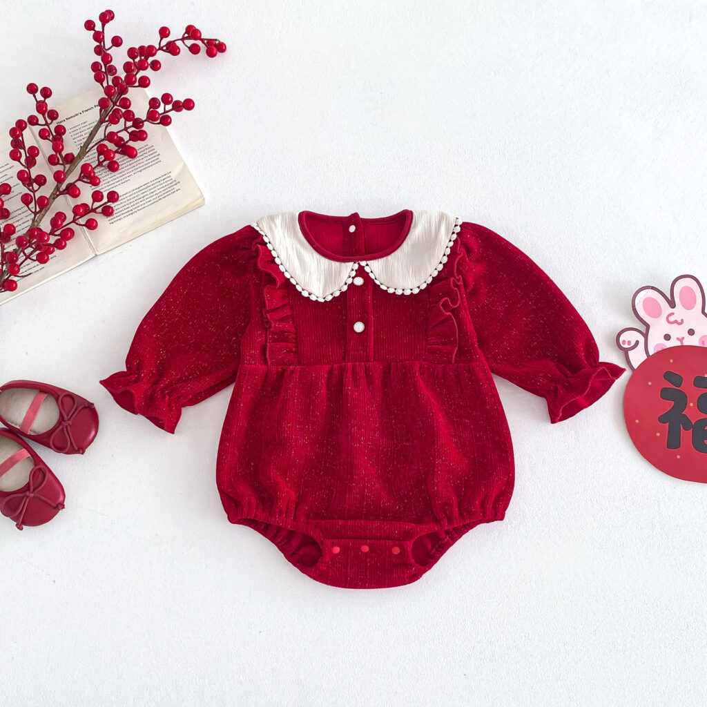 Spring Baby Red Clothing 5