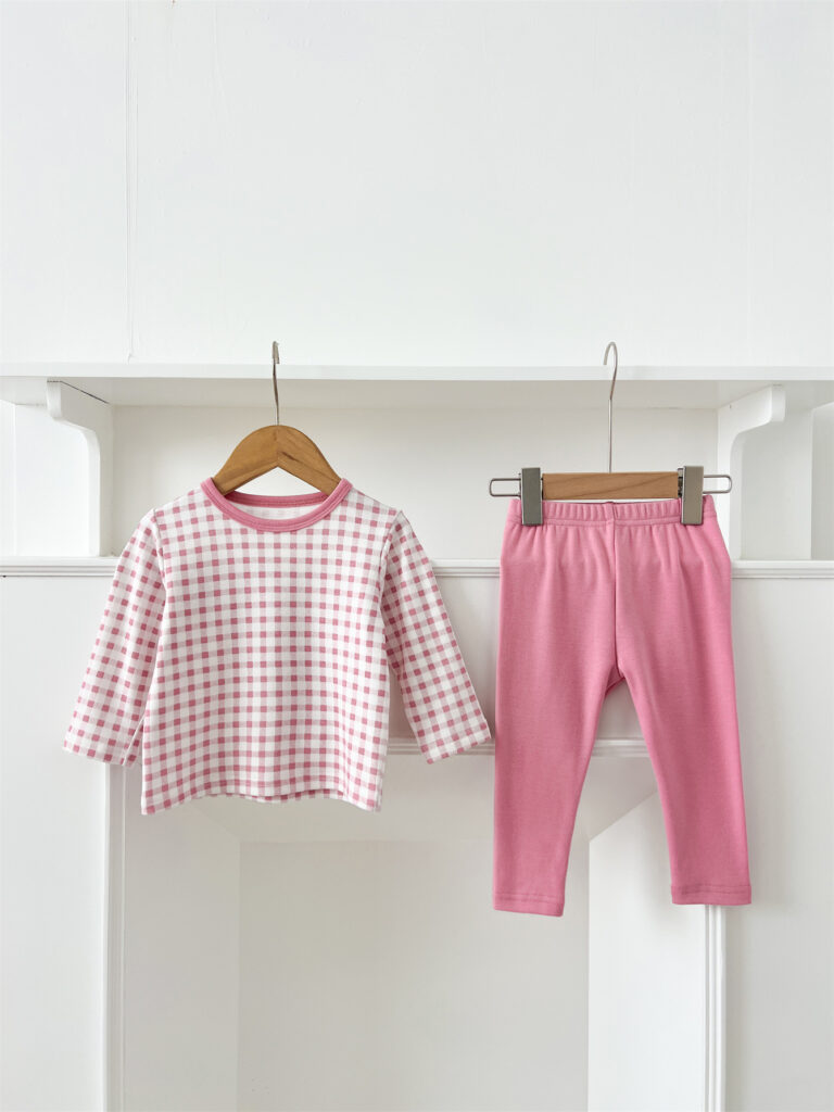 Fleece-lined Top and Bottom Set for Autumn 4