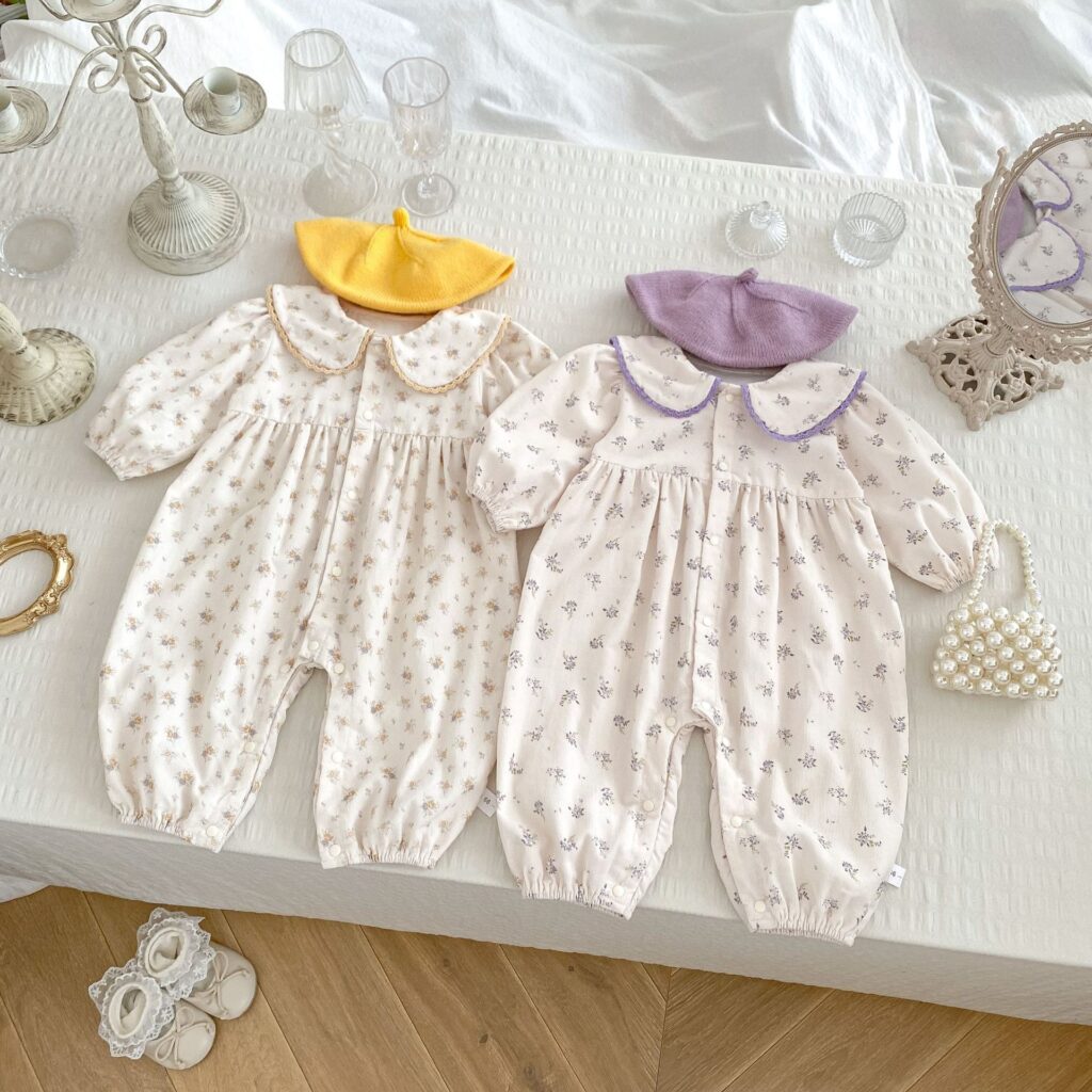 Spring Baby Rompers 1