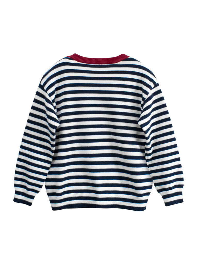 Kids Warm Striped Pullover 3