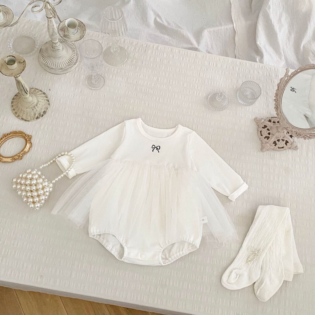 Baby Girls Tulle Onesies 5