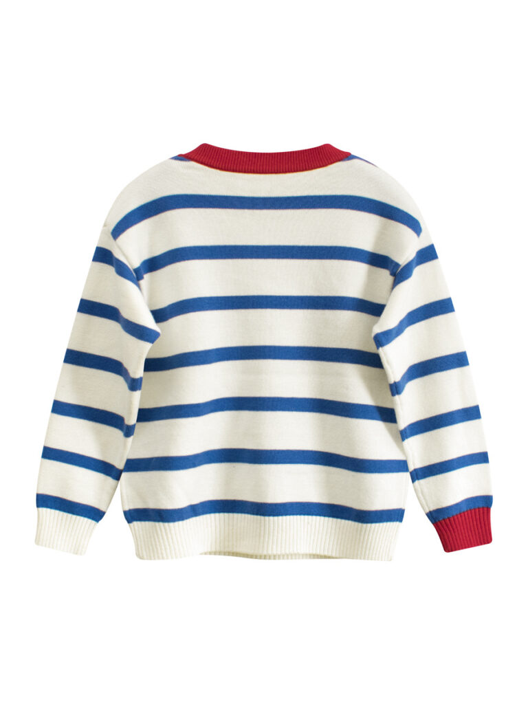 Kids Warm Striped Pullover 3