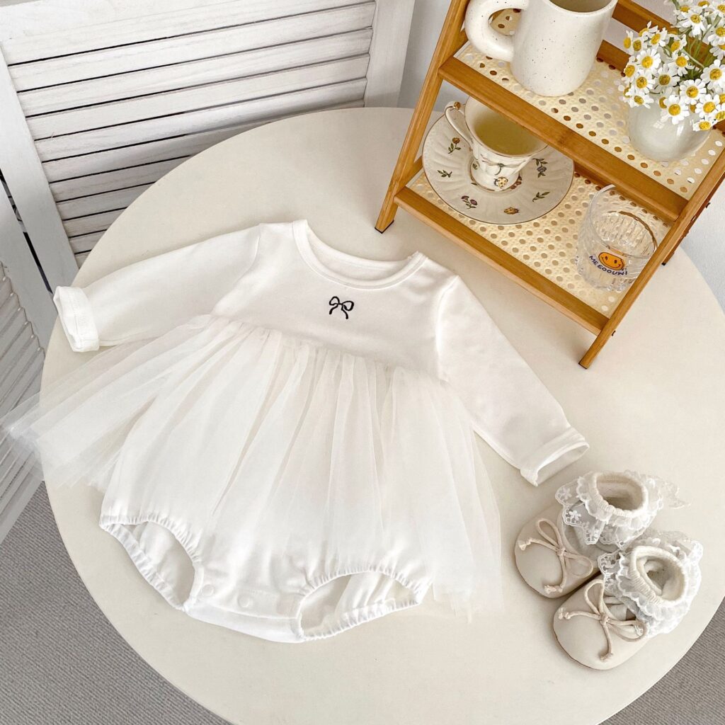 Baby Girls Tulle Onesies 3