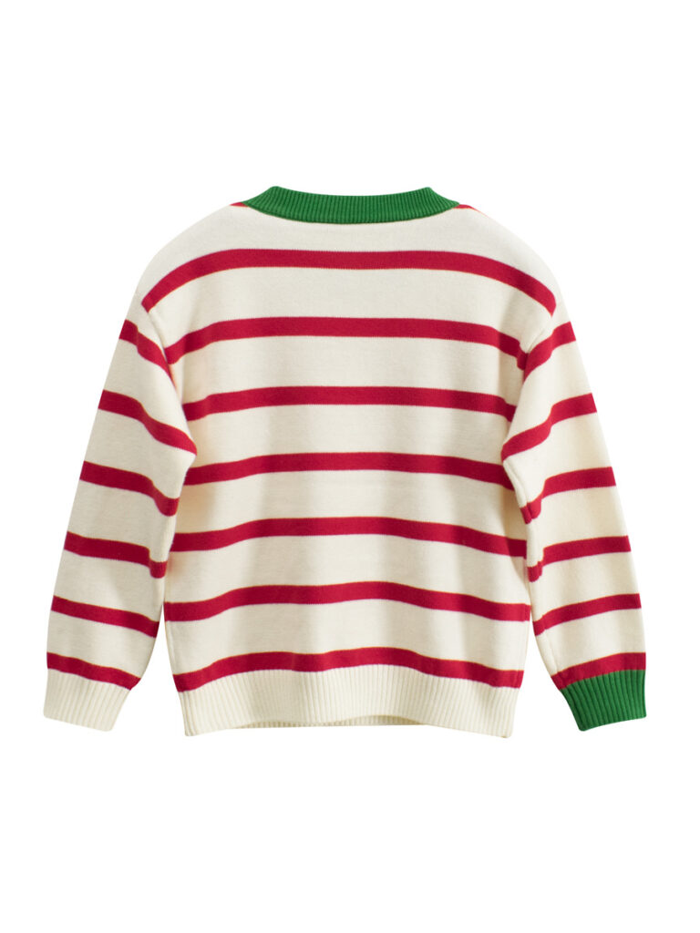 Kids Warm Striped Pullover 5