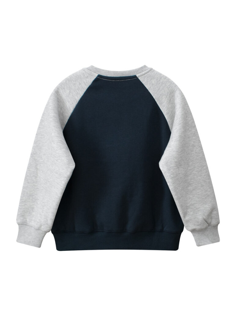 Kids Warm Letters Printed Pullover 5