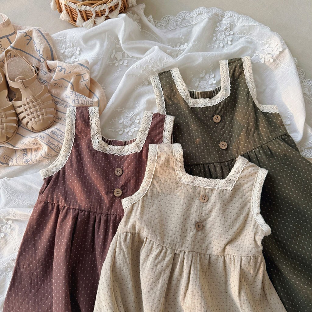 Vintage Summer Dress for Girls 2