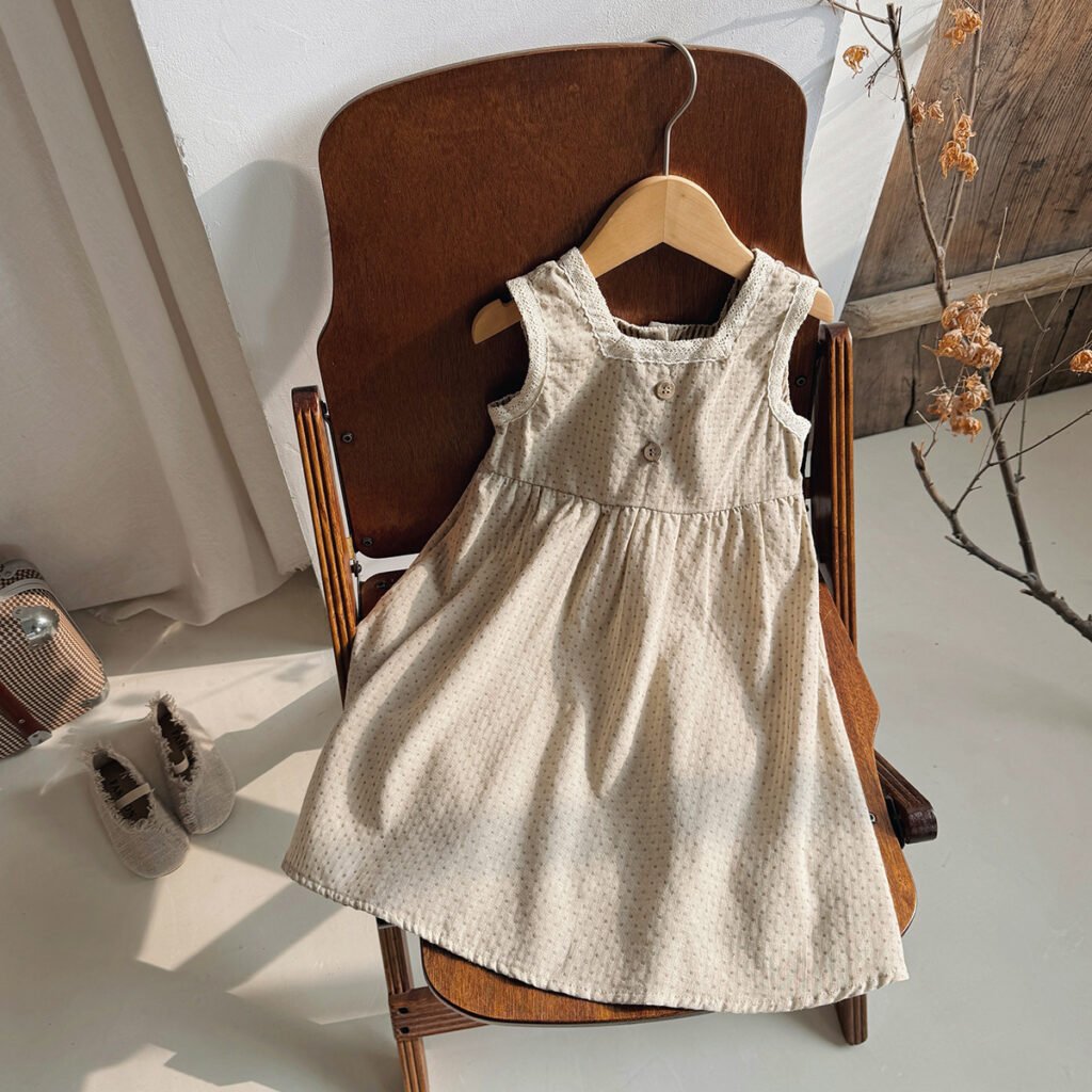 Vintage Summer Dress for Girls 1