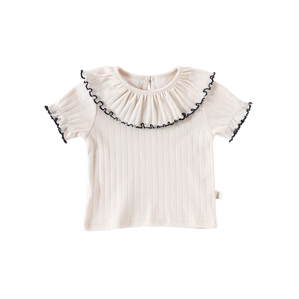 Simple Pattern Short Sleeves T-shirt 2