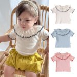 Simple Pattern T-shirt for Girls 6